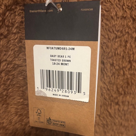 NWT The North Face Baby Bear One Piece - Picture 2 of 5